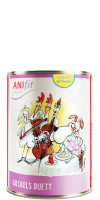 Dog Accessories Wet pet food Cock's Duet (Gockels Duett) 200g 6 Piece Anifit